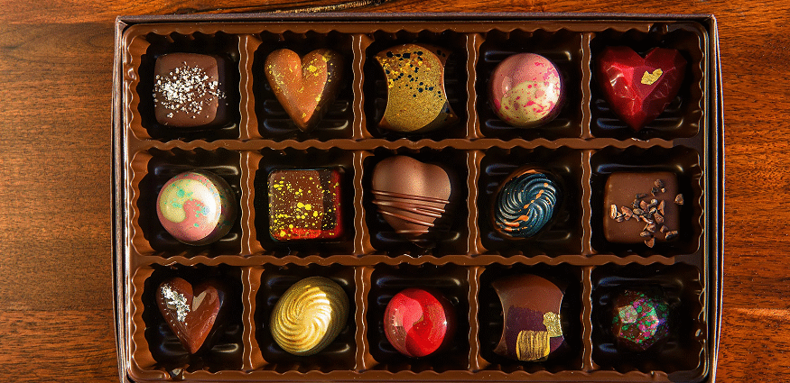 gourmet chocolate wedding favors